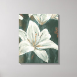 Lily Flower Painting Canvastryck