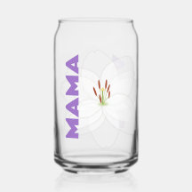 Lily Flower - Personlig Mamma Drinkware Gift