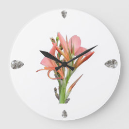 Lily Flower Stor Klocka