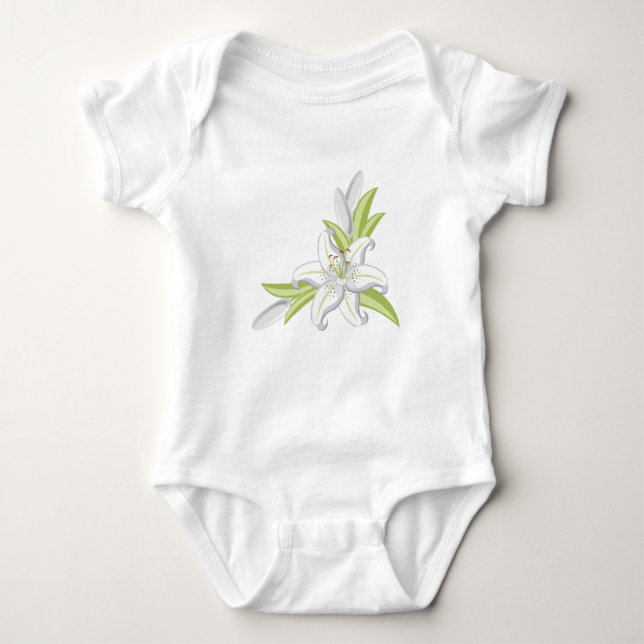 Lily Flower T Shirt (Framsida)