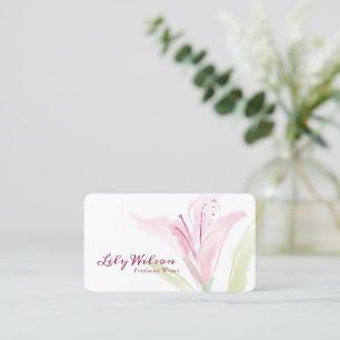 Lily Flower Visitkort