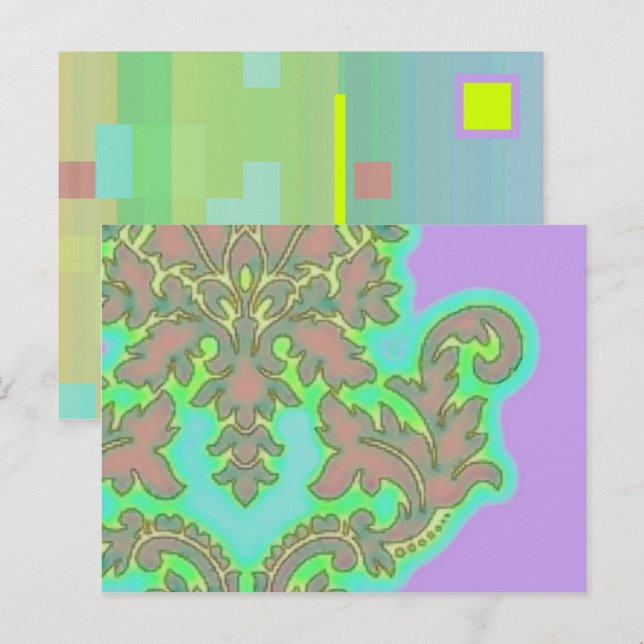 Lily Flower vycard Vykort (Fram/baksida)