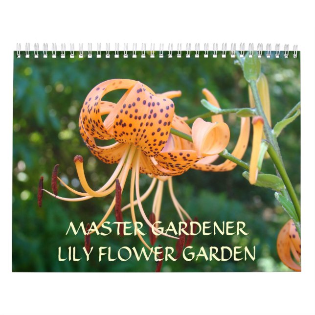 LILY FLOWERS CALENDARS Master Gardener-gåvor Kalender (Omslag)