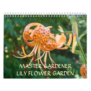 LILY FLOWERS CALENDARS Master Gardener-gåvor Kalender