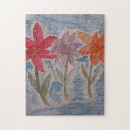Lily Flowers Jigszle Puzzle Pussel