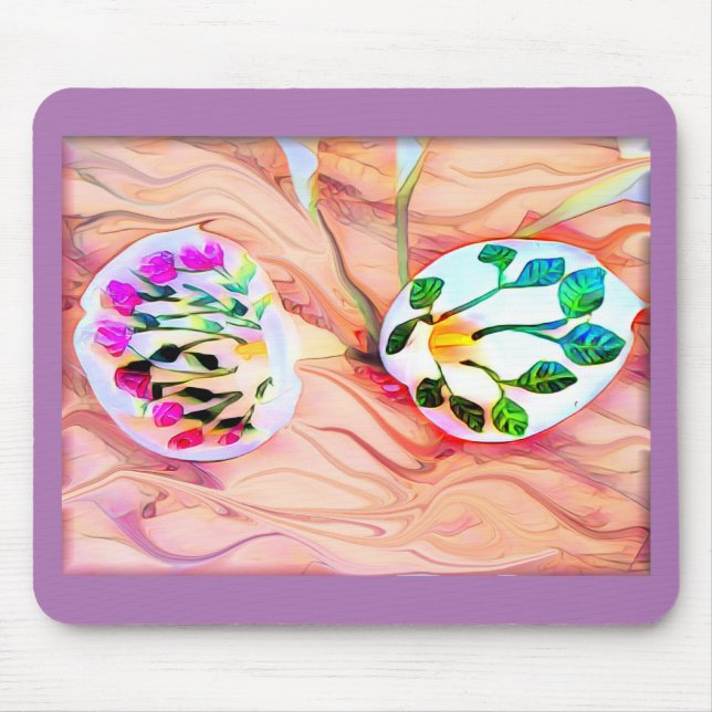 Lily Flowers Mousepad Musmatta (Framsidan)