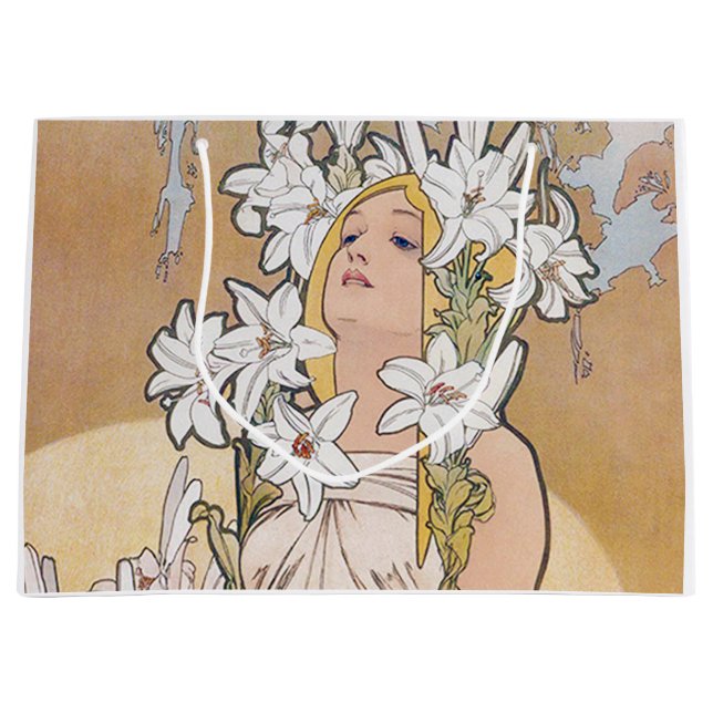 Lily (Four Flowers), Alphonse Mucha (Framsidan)