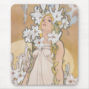 Lily (Four Flowers), Alphonse Mucha Musmatta