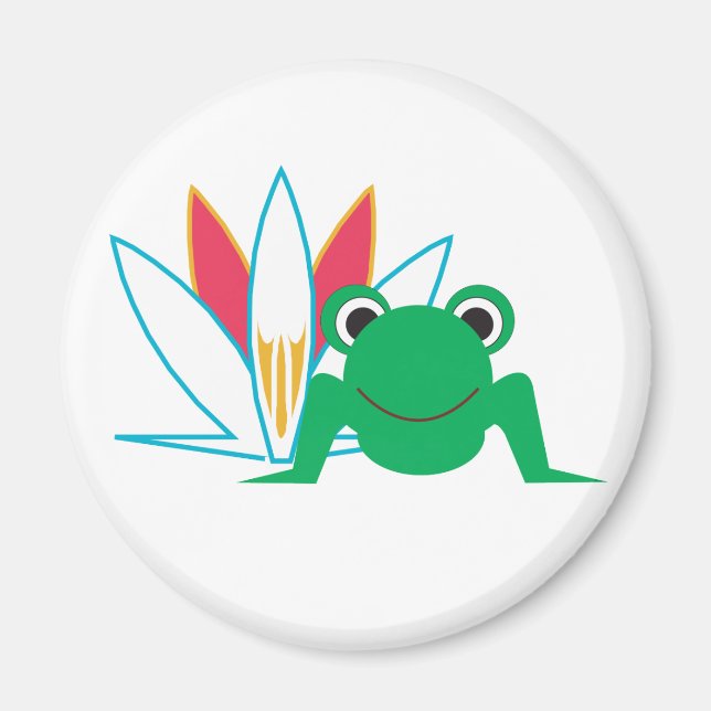 Lily Frog Magnet (Framsidan)