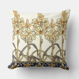 Lily Gräns av Alphonse Mucha Kudde