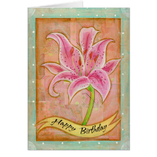 Lily Greeting Card Hälsningskort