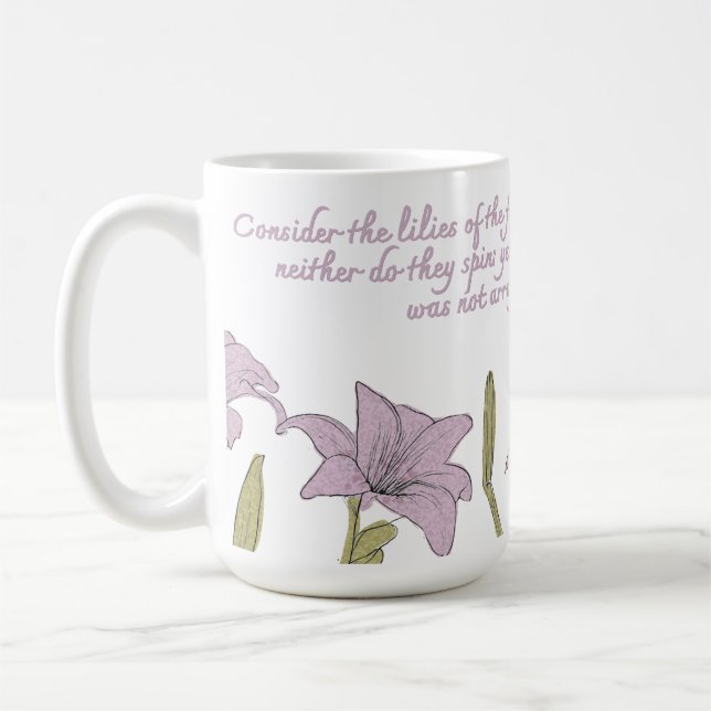 Lily i Fält Kaffemugg (Vänster)