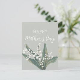 Lily i Valley Lycklig Mors dag Helg Vykort