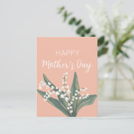 Lily i Valley Lycklig Mors dag Helg Vykort