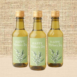 Lily i Valley Mors dag Vinetikett
