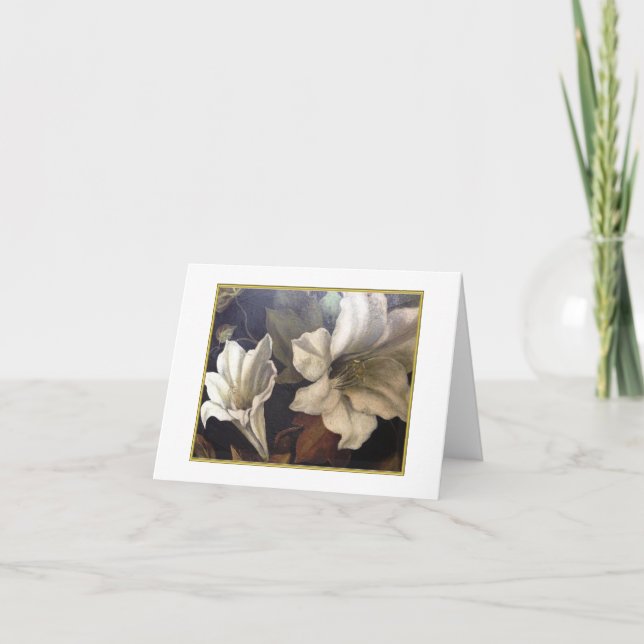 Lily Kärlek Note Card Tack Kort (Framsida)