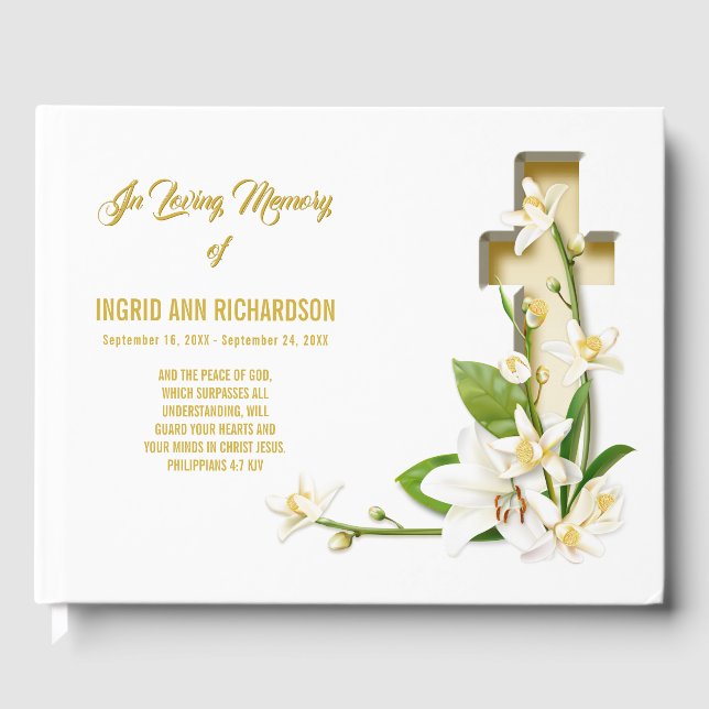 Lily Kor Scripture Memorial Gästböcker (Framsida)