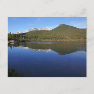 Lily Lake vid Rocky Mountain National Park Vykort