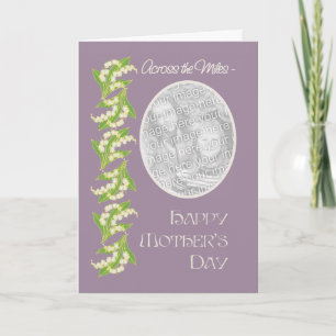 Lily Mors dag Photo Card Mauve över Miles Kort