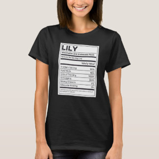 Lily Nutrition Information Problem med att lösa hå T Shirt