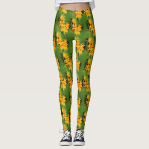 Lily of the Incas / Gult Alstroemeria Leggings