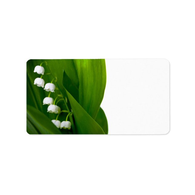 Lily of the Valley Adressetikett (Framsidan)