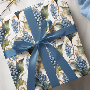 Lily of the Valley and Hawthorn Blommönster Presentpapper