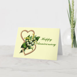 Lily of the Valley-årsdagen Kort