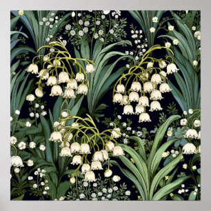 Lily of the Valley Art Print Poster