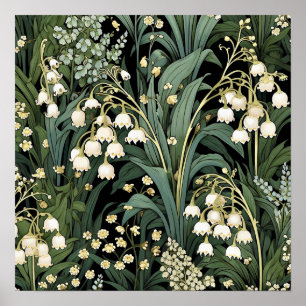Lily of the Valley Art Print Poster