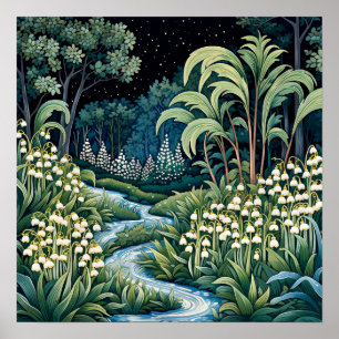 Lily of the Valley Art Print Poster
