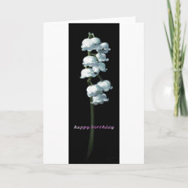 LILY OF THE VALLEY BIRTHDAY CARD KORT