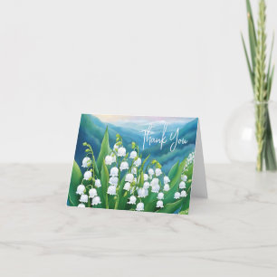 Lily of the Valley Blank Inside Tackkort
