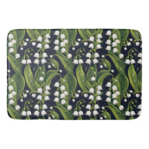 Lily of the Valley Blommigt Bath Mat