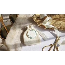 Lily of the Valley | Blommigt Guld Baptism Gåvor Etiketter