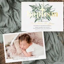 Lily of the Valley | Blommigt Guld Baptism Photo