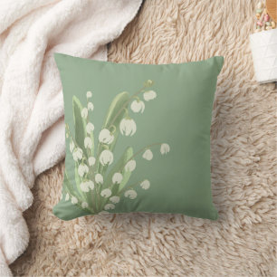 Lily of the Valley Blommigt Kudde