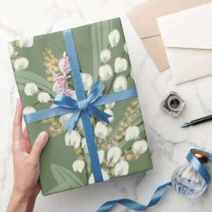 Lily of the valley Blommigt Presentpapper