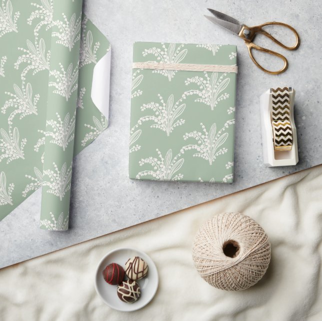 Lily of the Valley Blommigt Presentpapper (Hantverk)