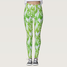 Lily of the Valley-Blommönstret Leggings