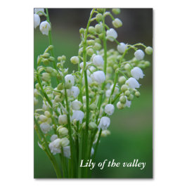Lily of the valley bordsnummer
