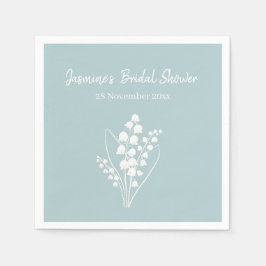 Lily of the Valley Bouquet Möhippa Pappersservett