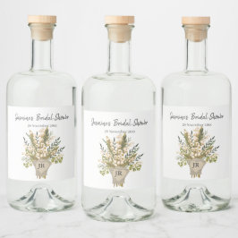 Lily of the Valley Bouquet Möhippa Spritflaskor Etikett