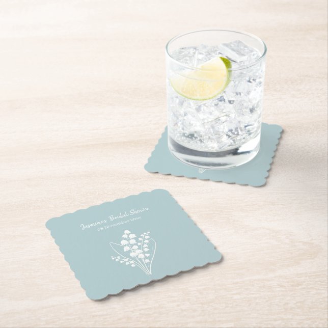 Lily of the Valley Bouquet Möhippa Underlägg Papper (Insitu)