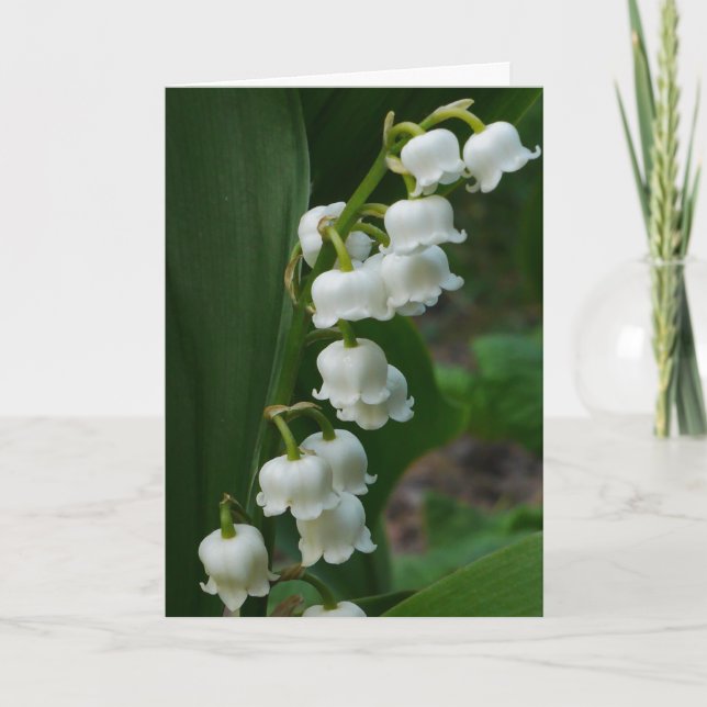 Lily-of-the-Valley Card Kort (Framsida)