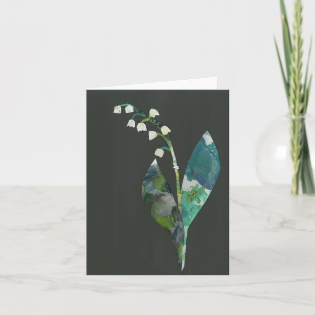 Lily of the Valley Card Tack Kort (Framsida)