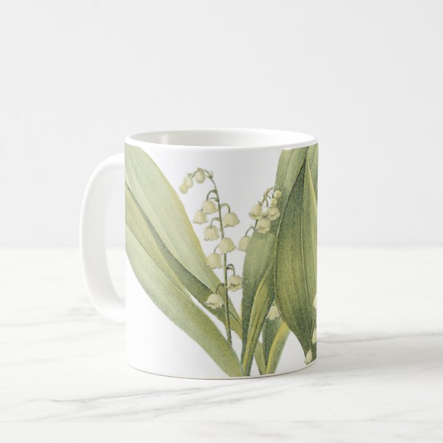Lily-of-the-valley (Convallaria majalis) av Redout Kaffemugg (Framsida vänster)