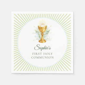 Lily of the Valley First Holy Communion Pappersservett
