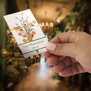 Lily of the Valley Florist Visitkort
