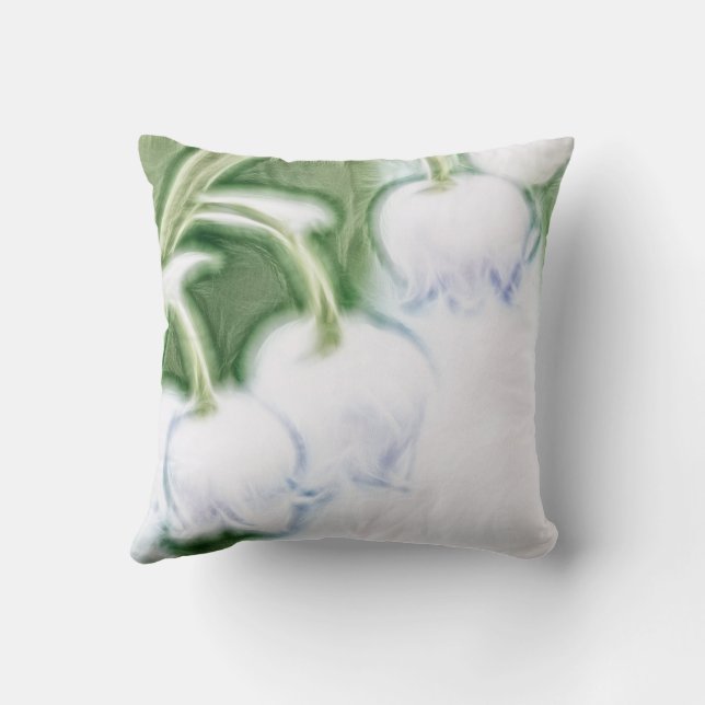 Lily of the Valley Flowers Kudde (Baksida)